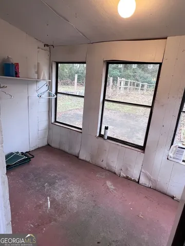 a view of storage and utility room