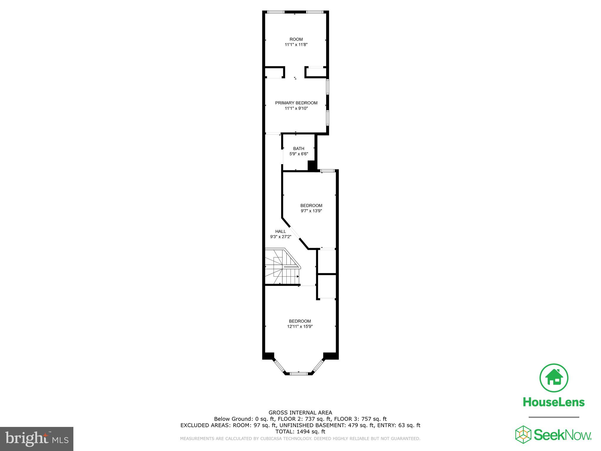 3900 Falls Road Baltimore, MD 21211 - Photo 27 of 27 Upstairs Floor Plan