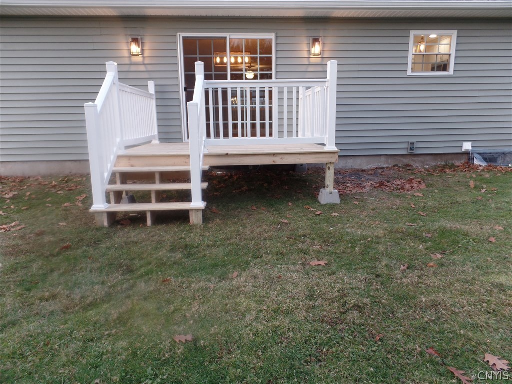 6402 Anderegg Drive Lee, NY 13440 - Photo 34 of 36 Rear deck for B.B.Q.s or relaxing too