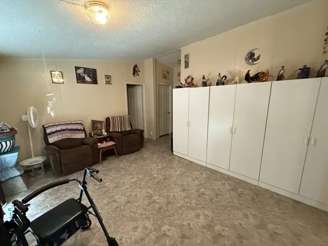 a view of a green yard