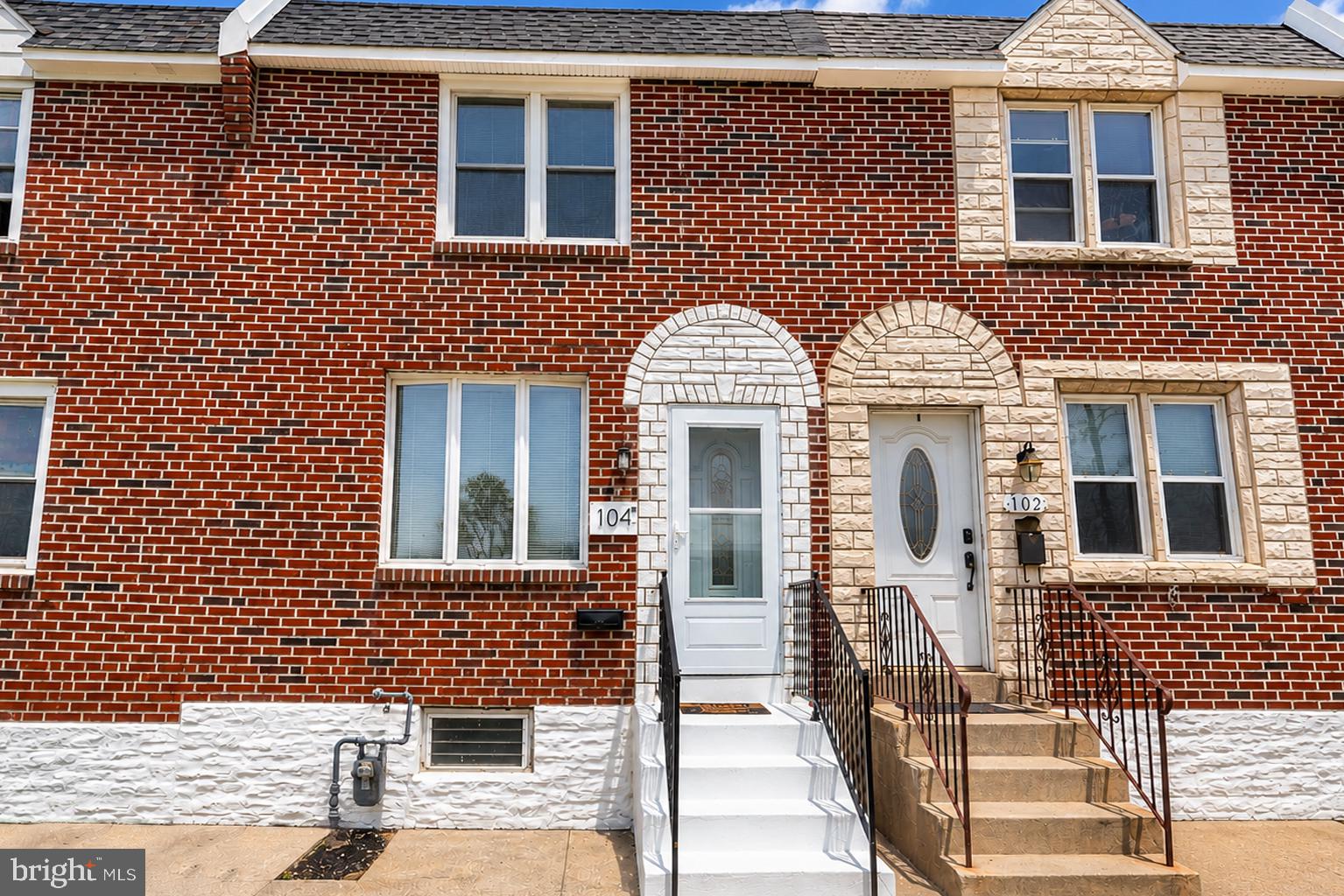 104 Westbridge Road, Unit 120 Glenolden, PA 19036 - Photo 1 of 37 Charming brick townhome facade.