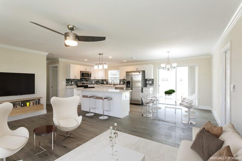 481 West 32nd Street Riviera Beach, FL 33404 - Photo 6 of 18 Living/Kitchen-staged-481-W-32nd-Street