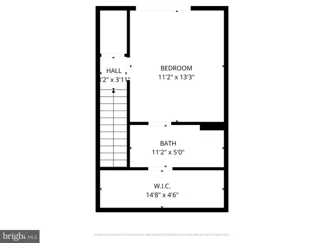 a picture of a bench in front of a door