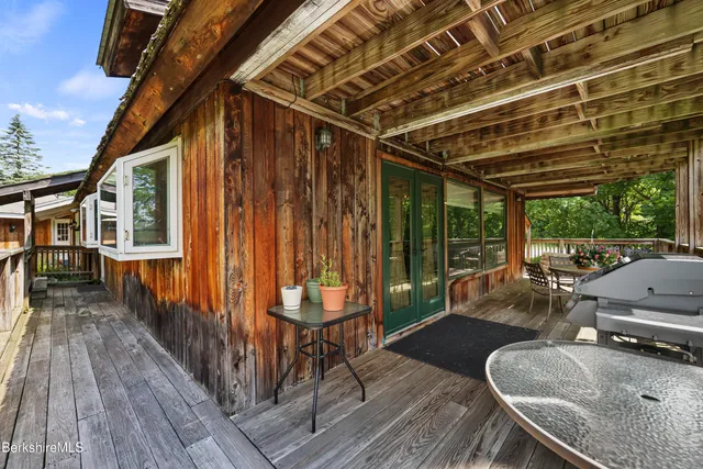 a view of a trees with a big yard