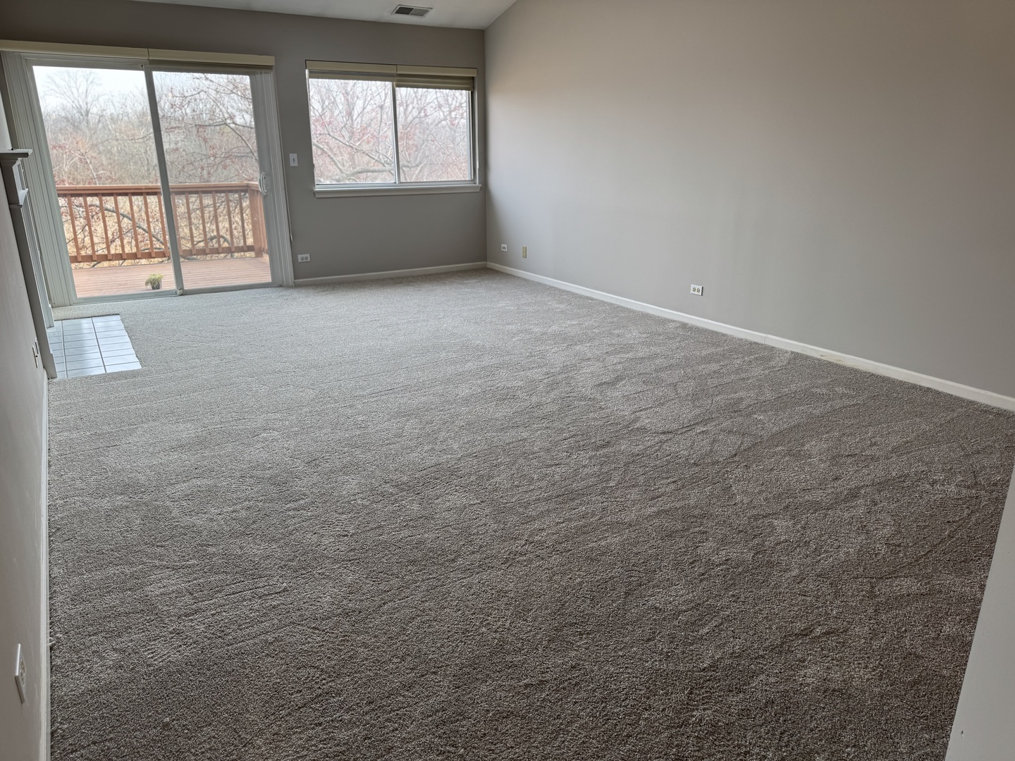 8393 Mystic Darien, IL 60561 - Photo 5 of 21 an empty room with a fireplace