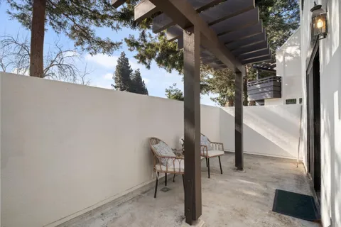 a view of balcony and patio