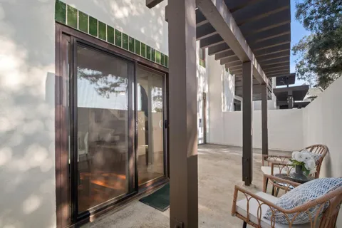 a view of front door