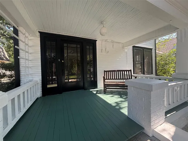 a view of a house with a porch