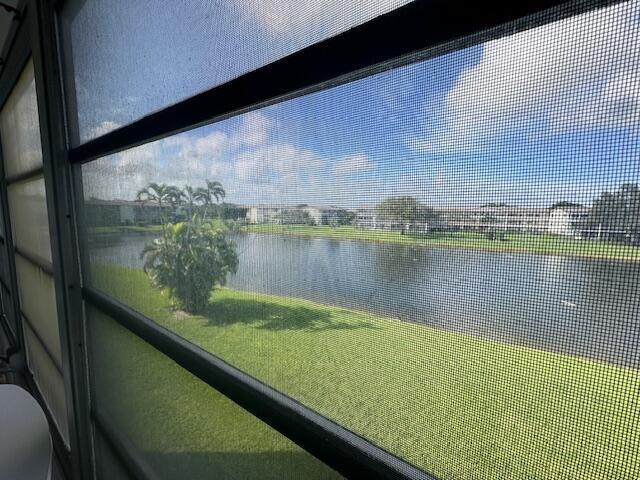 202 Brighton East Boca Raton, FL 33434 - Photo 13 of 37 a view of lake from a window