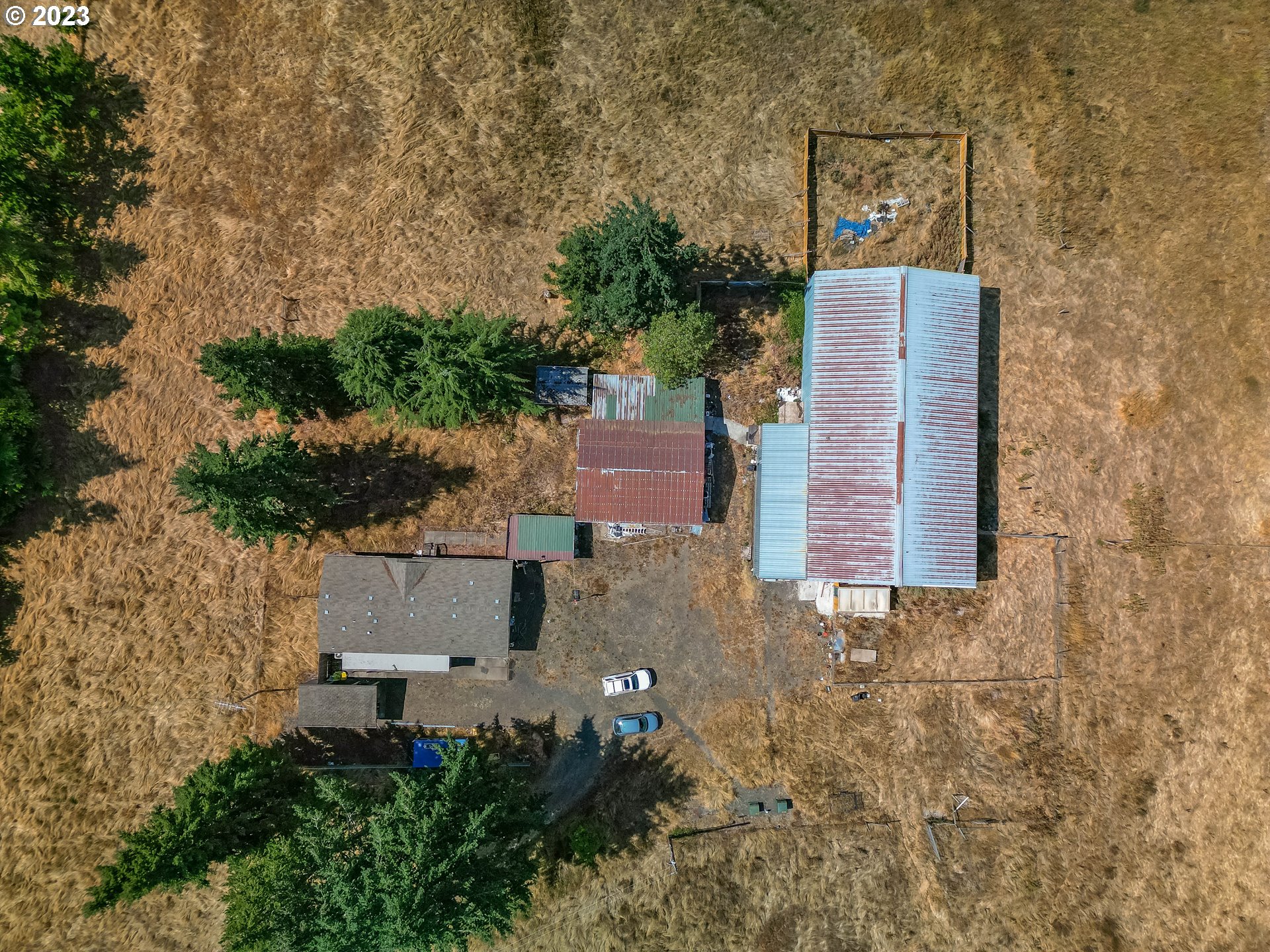 33778 Bond Road Lebanon, OR 97355 - Photo 9 of 12 an aerial view of a house with a yard