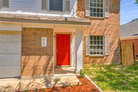 a view of a house with door