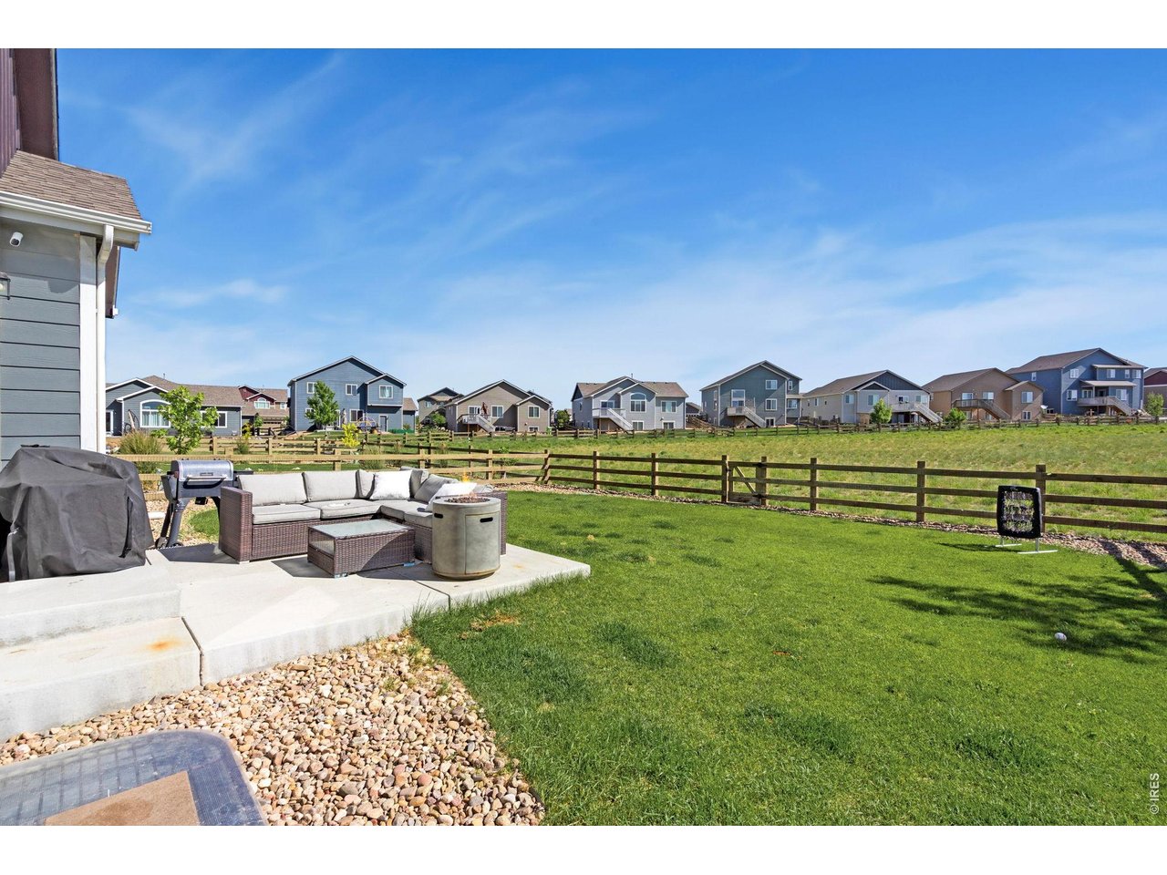 5492 Bristow Road Timnath, CO 80547 - Photo 22 of 25 Backyard that opens up to expansive open space