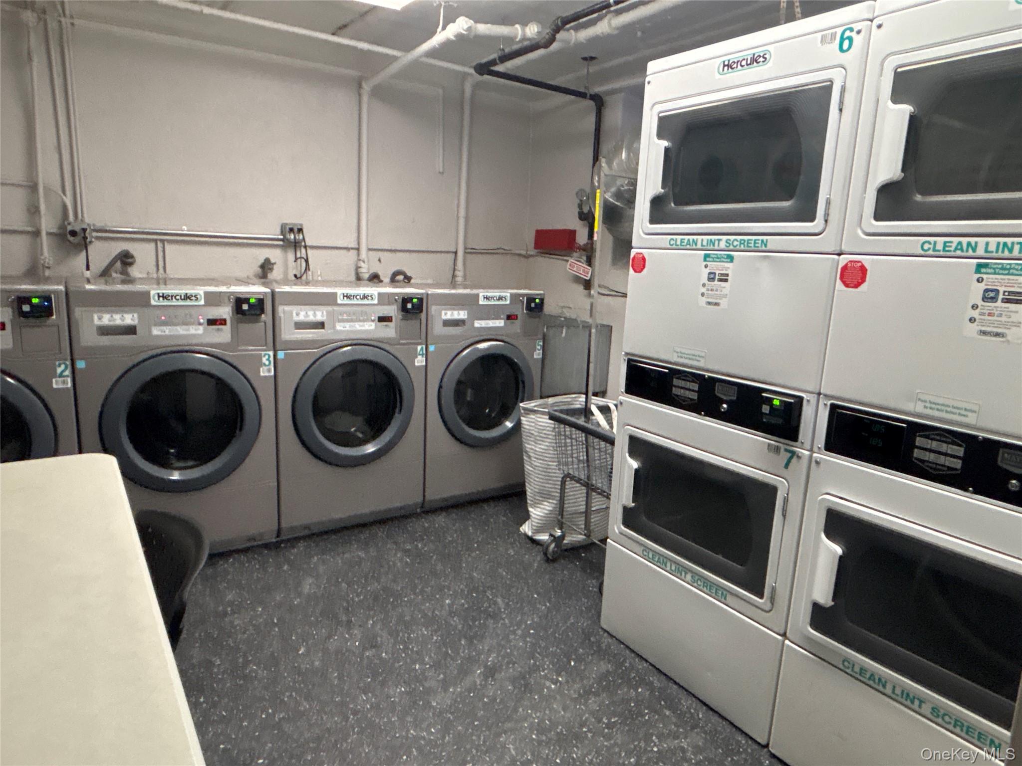 50 South Middle Neck Road, Unit 2L Great Neck, NY 11021 - Photo 11 of 12 a utility room with dryer and washer
