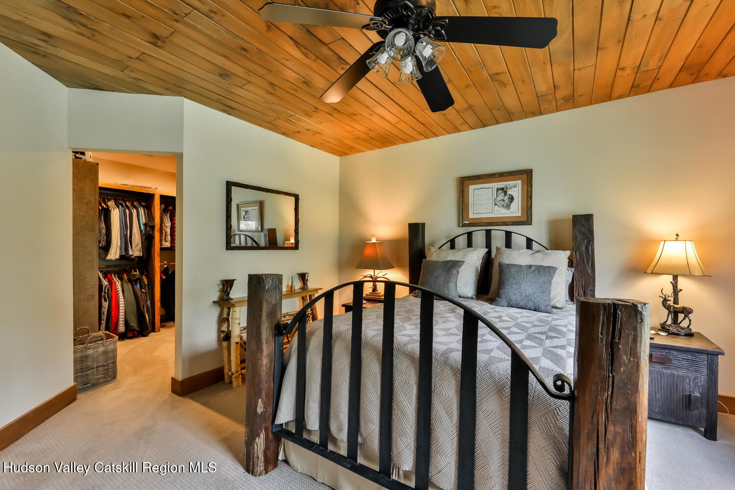22 Club Road Windham, NY 12496 - Photo 23 of 41 a view of a livingroom with furniture and a ceiling fan