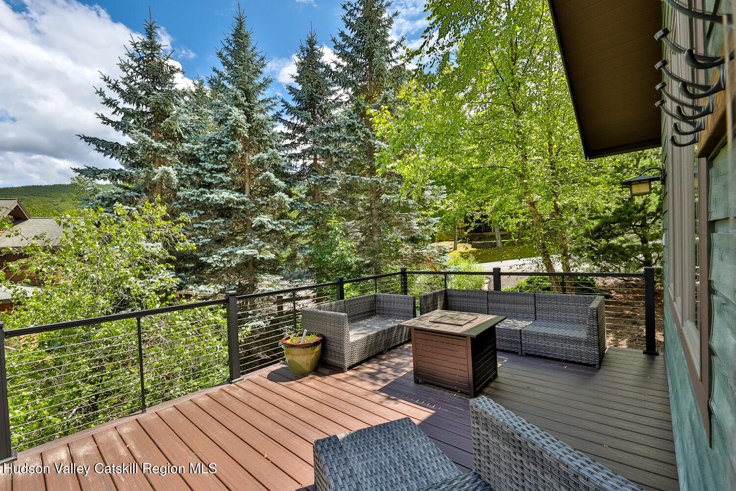 22 Club Road Windham, NY 12496 - Photo 31 of 41 a view of balcony with seating space and trees