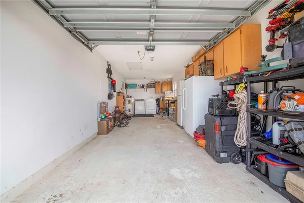 a view of a storage in a room