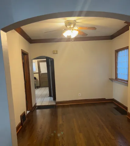 wooden floor in an empty room