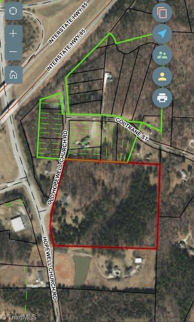 4624 Old Hopewell Church Road Trinity, NC 27370 - Photo 28 of 28 Aerial Photo from GIS