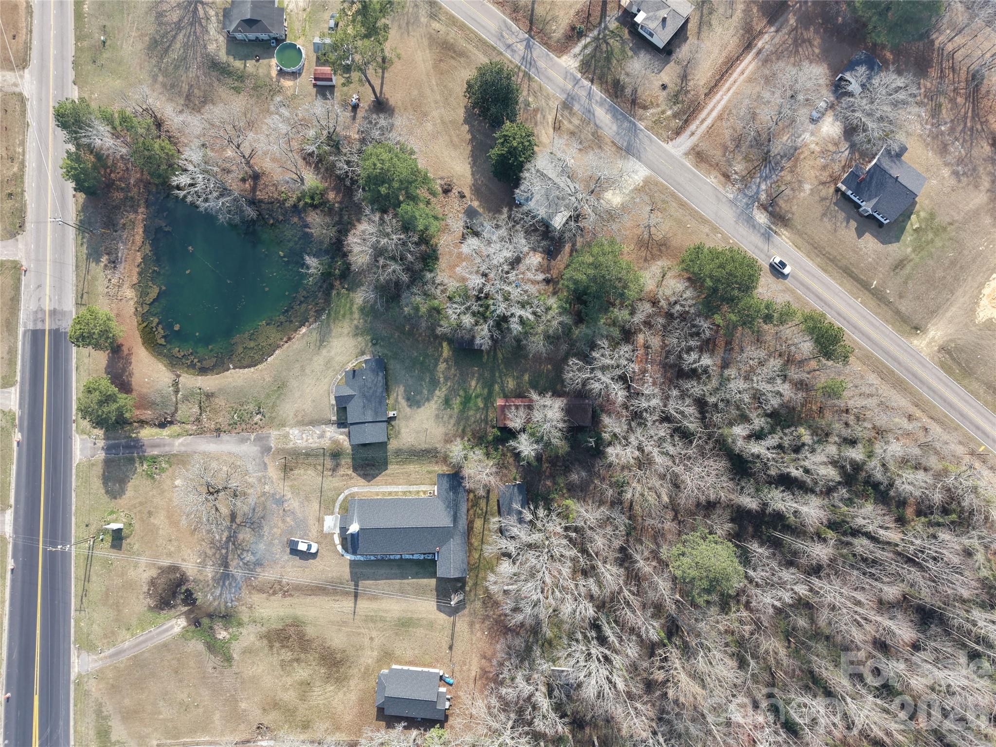 562 Us Highway South Rockingham, NC 28379 - Photo 38 of 42 an aerial view of a house with outdoor space