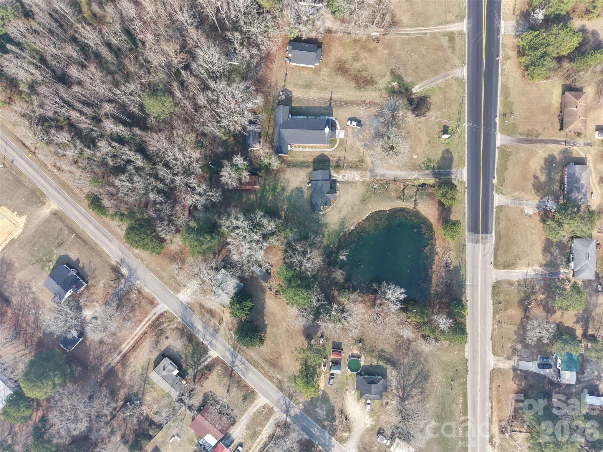 562 Us Highway South Rockingham, NC 28379 - Photo 40 of 42 a aerial view of a residential houses with outdoor space
