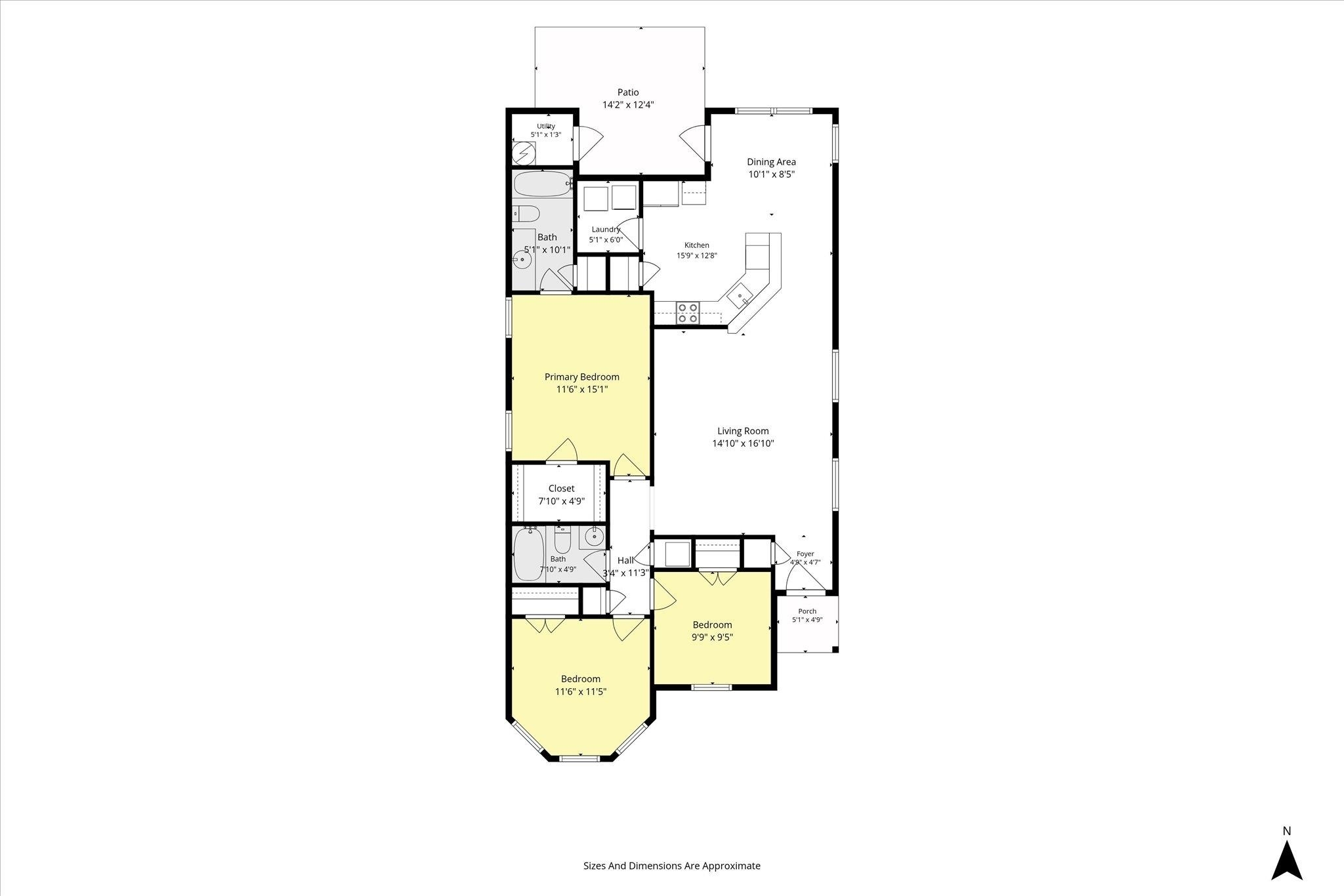8980 Spring Grove North Mobile, AL 36695 - Photo 24 of 24 Floor plan