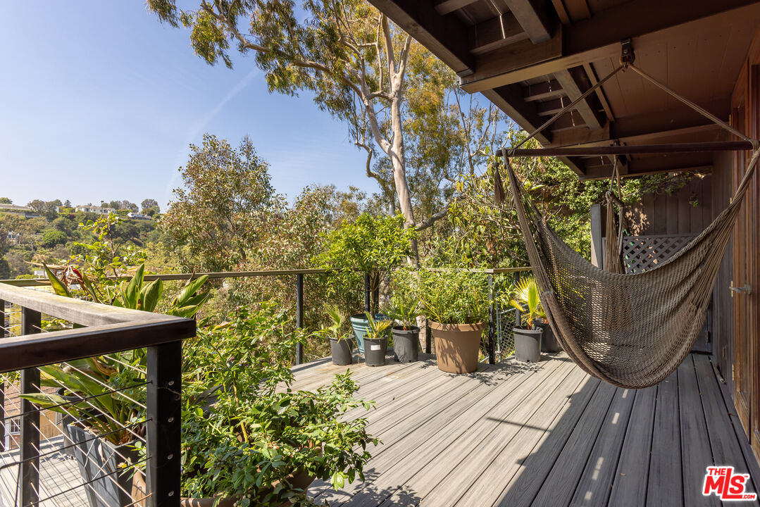 454 Stassi Lane Santa Monica, CA 90402 - Photo 18 of 33 a view of a balcony with wooden floor