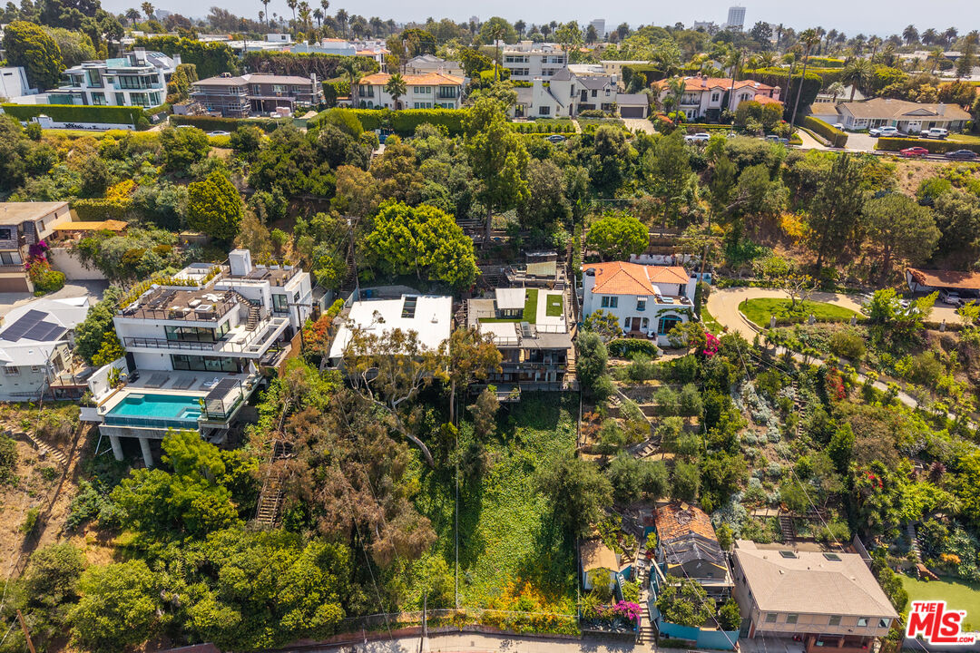 454 Stassi Lane Santa Monica, CA 90402 - Photo 28 of 33 an aerial view of residential houses and car parked on street side
