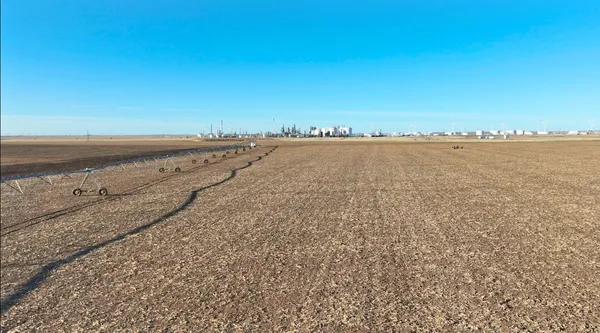 a view of an ocean and beach