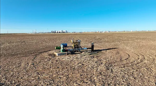 a view of a lake with a beach