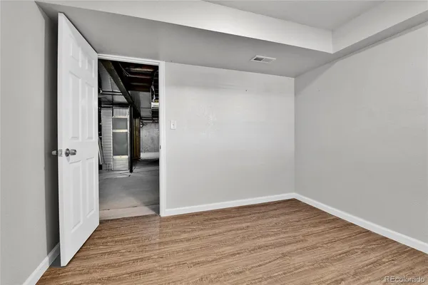 wooden floor in an empty room