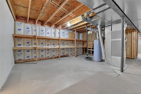 a view of storage and utility room
