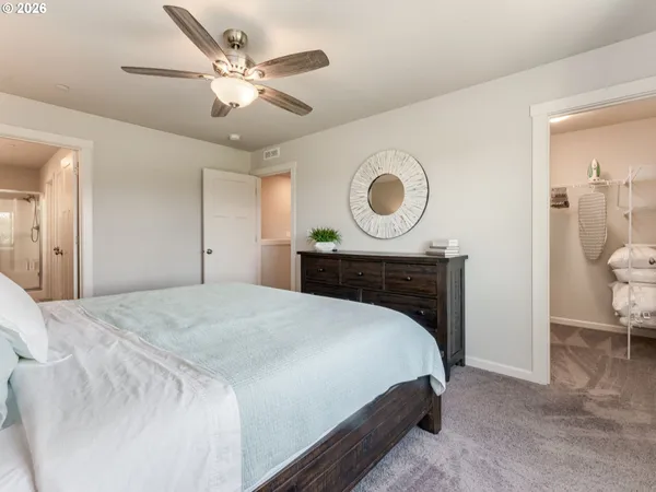 a view of small space with racks on the wall