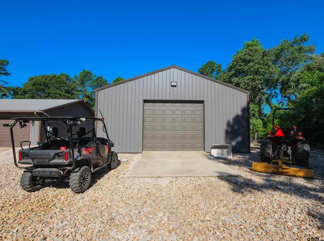 a view of car garage