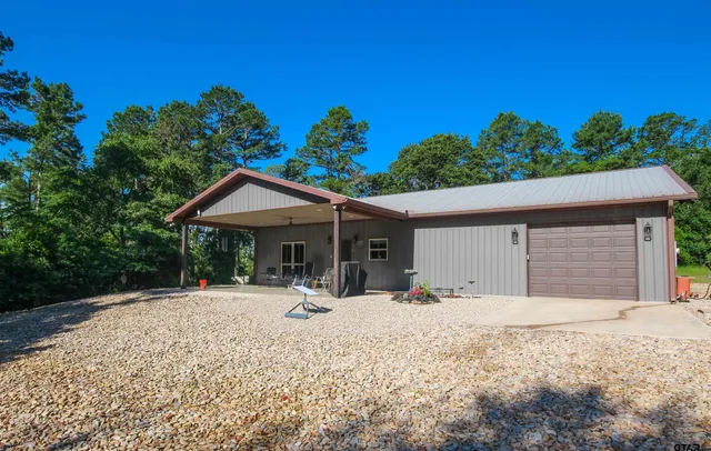 a view of a house with a outdoor space