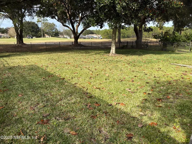a view of outdoor space with garden
