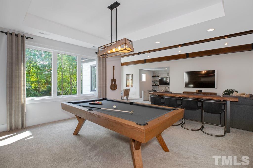 405 Vernon Terrace Raleigh, NC 27609 - Photo 21 of 26 a room with furniture pool table and windows