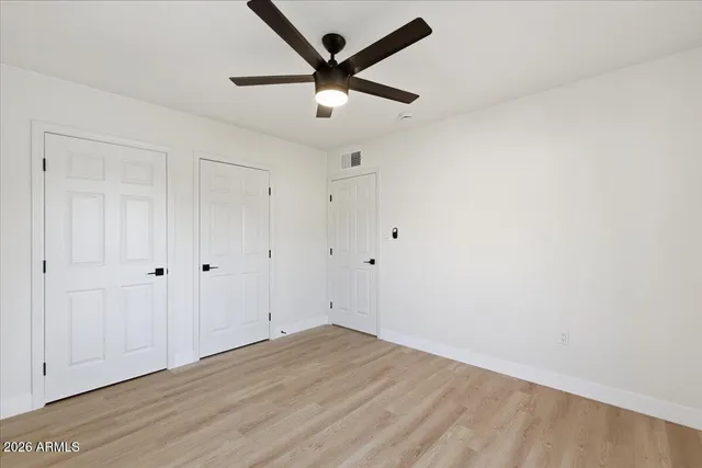 wooden floor in an empty room