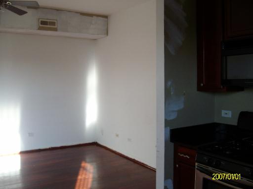5203 South Calumet Avenue, Unit 3D Chicago, IL 60615 - Photo 4 of 8 a view of an empty room and wooden floor