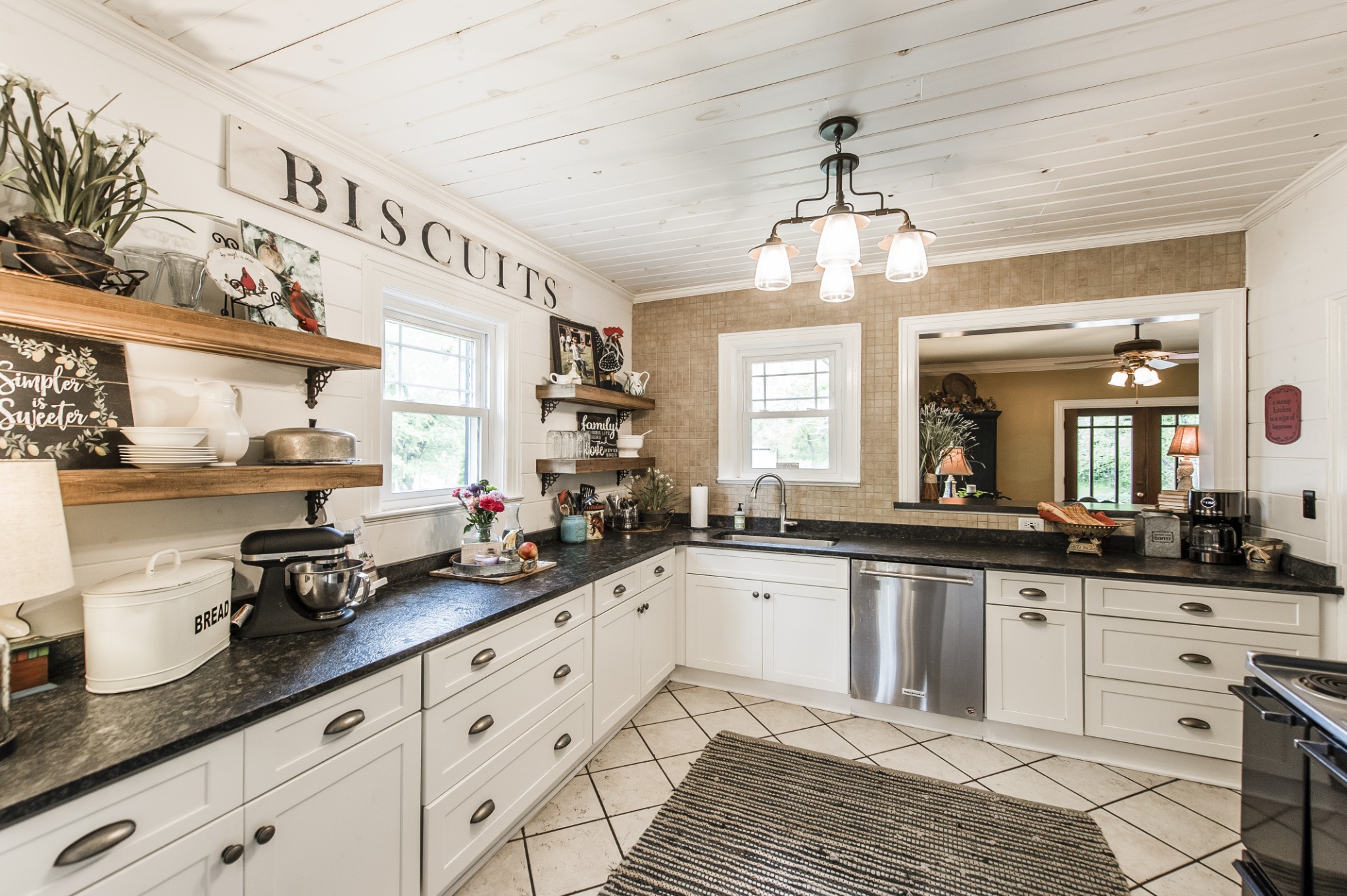 7255 Lebanon Road Lebanon, TN 37087 - Photo 29 of 55 a kitchen with granite countertop a sink cabinets and window