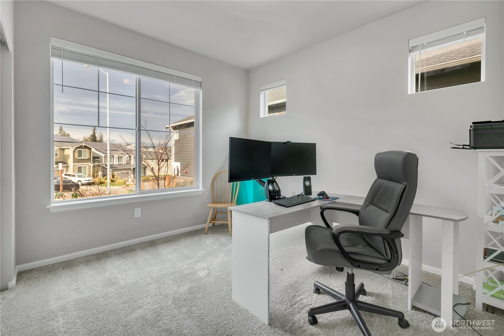 1226 Baker Hts Loop Bremerton, WA 98312 - Photo 17 of 40 a view of a workspace with furniture and a window