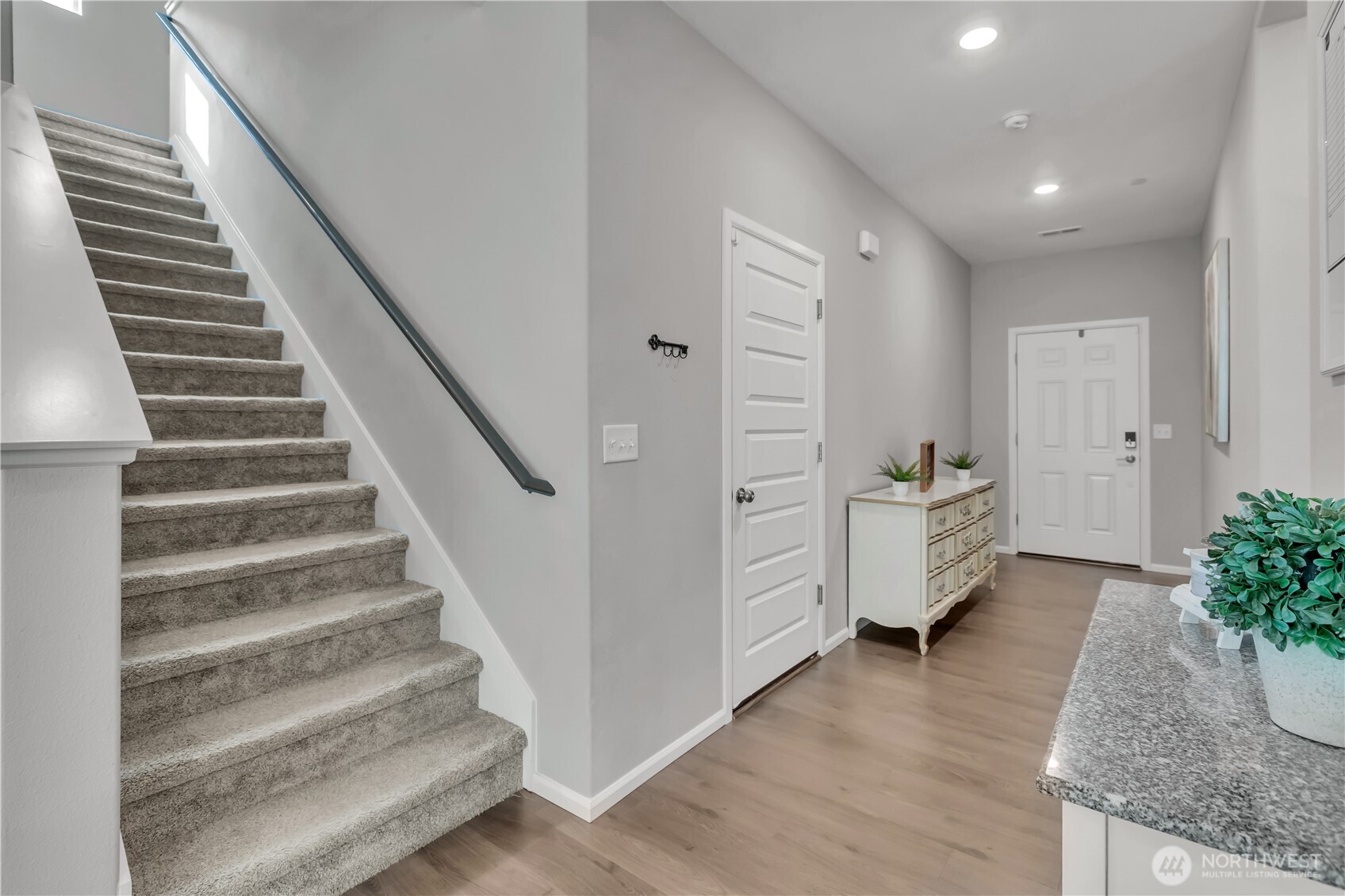 1226 Baker Hts Loop Bremerton, WA 98312 - Photo 5 of 40 a view of entryway and hall with wooden floor