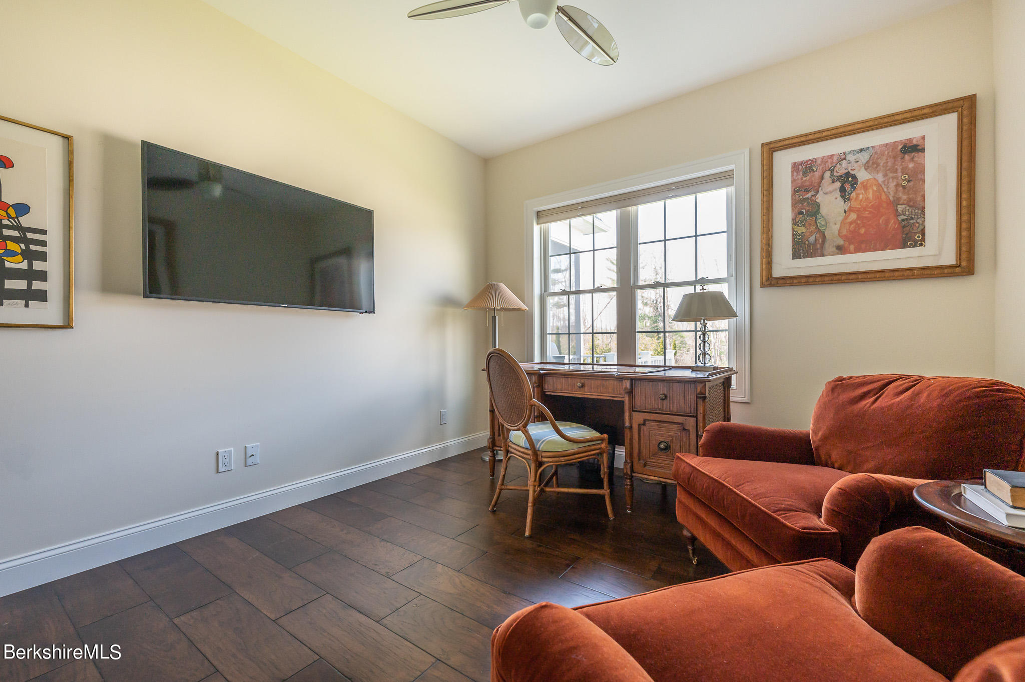 16 Burning Tree Road Great Barrington, MA 01230 - Photo 20 of 39 a livingroom with workspace and a couch