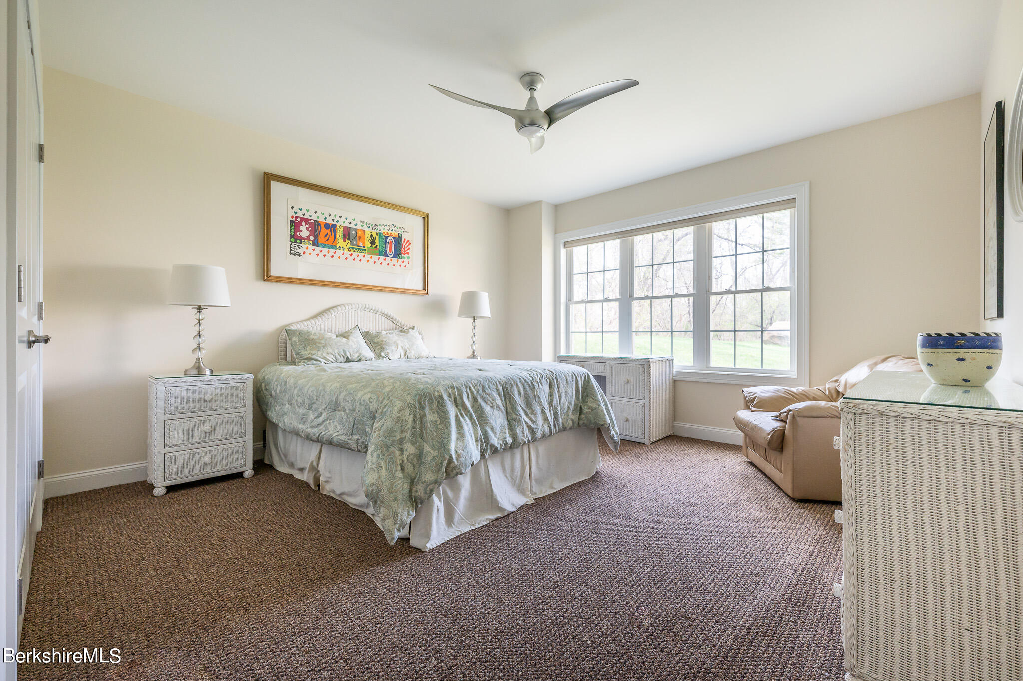 16 Burning Tree Road Great Barrington, MA 01230 - Photo 26 of 39 a bedroom with bed and a large window