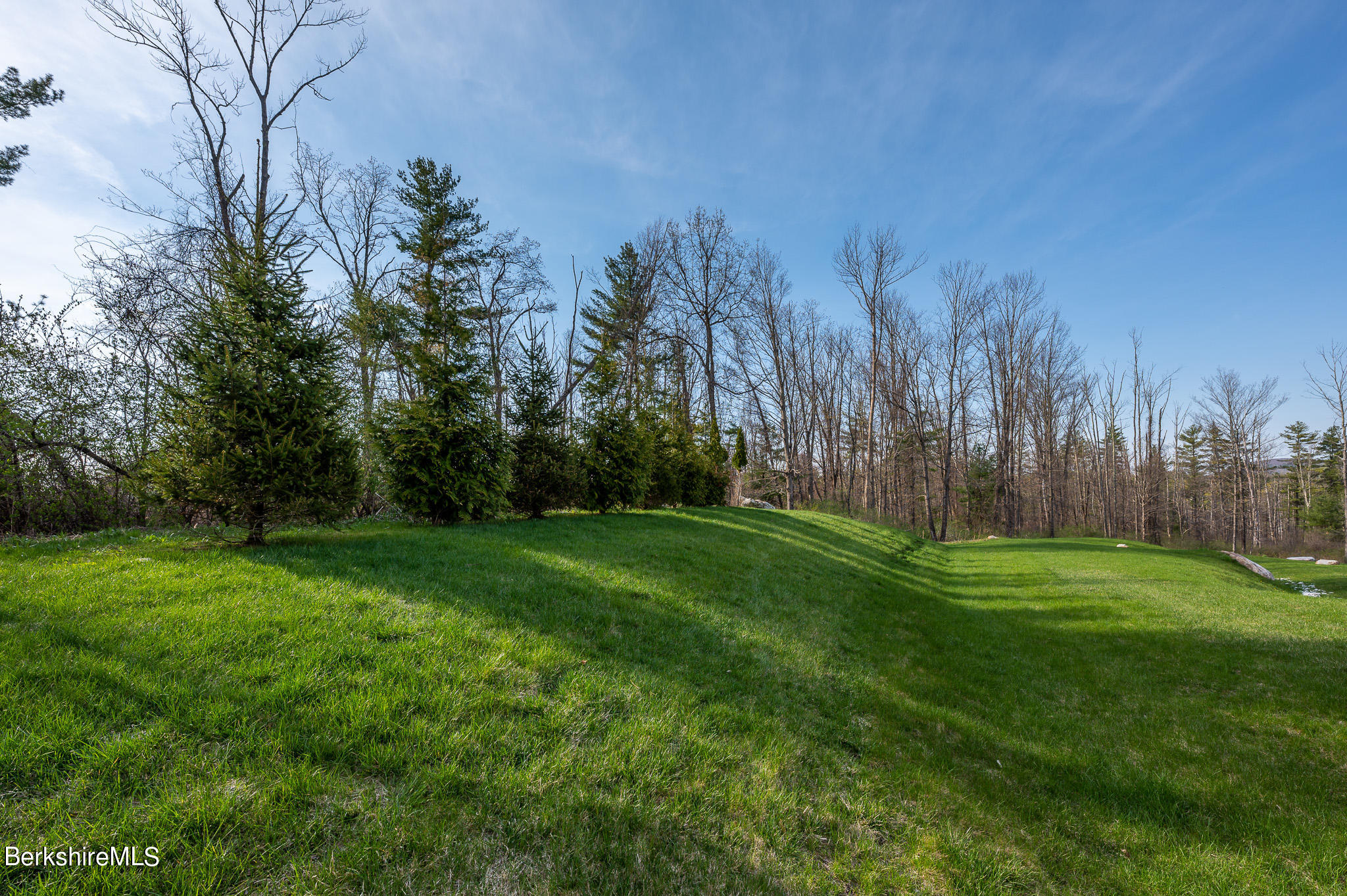 16 Burning Tree Road Great Barrington, MA 01230 - Photo 35 of 39 a view of a grassy field with trees in the background