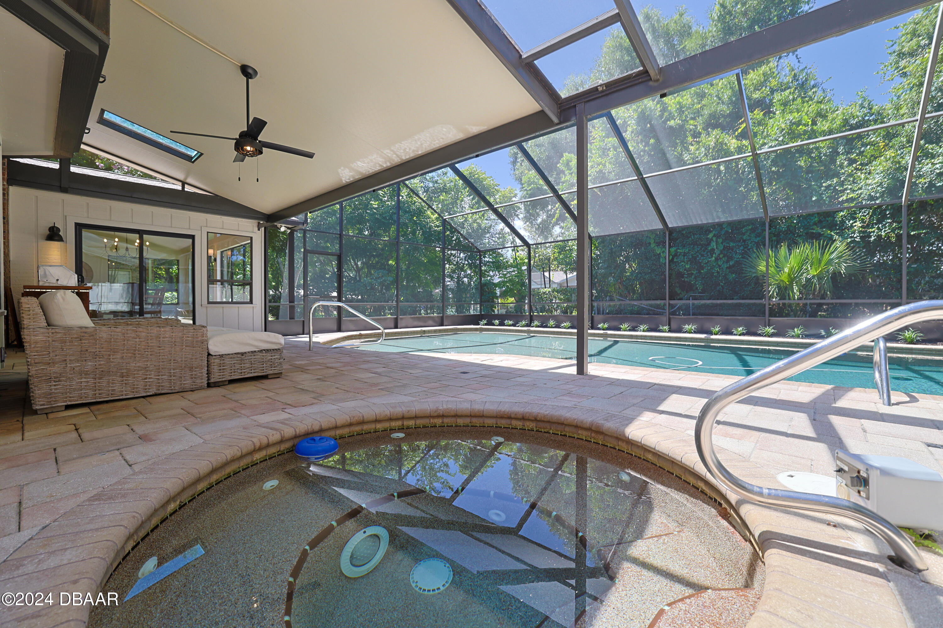 49 River Ridge Trail Ormond Beach, FL 32174 - Photo 53 of 59 Pool Deck and Hot Tub
