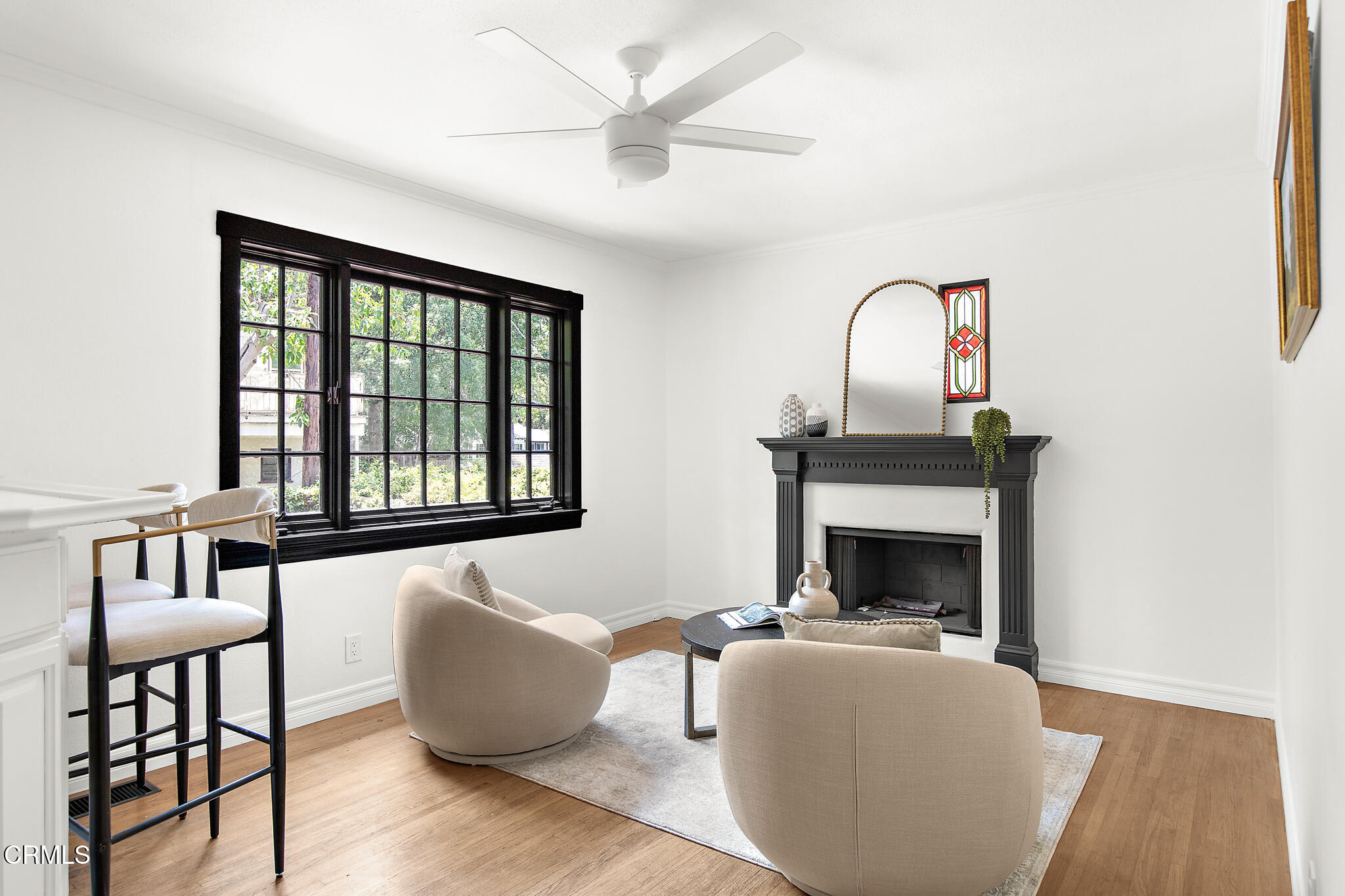 1858 Laurel Bay Drive Pasadena, CA 91105 - Photo 19 of 47 a living room with furniture and a fireplace