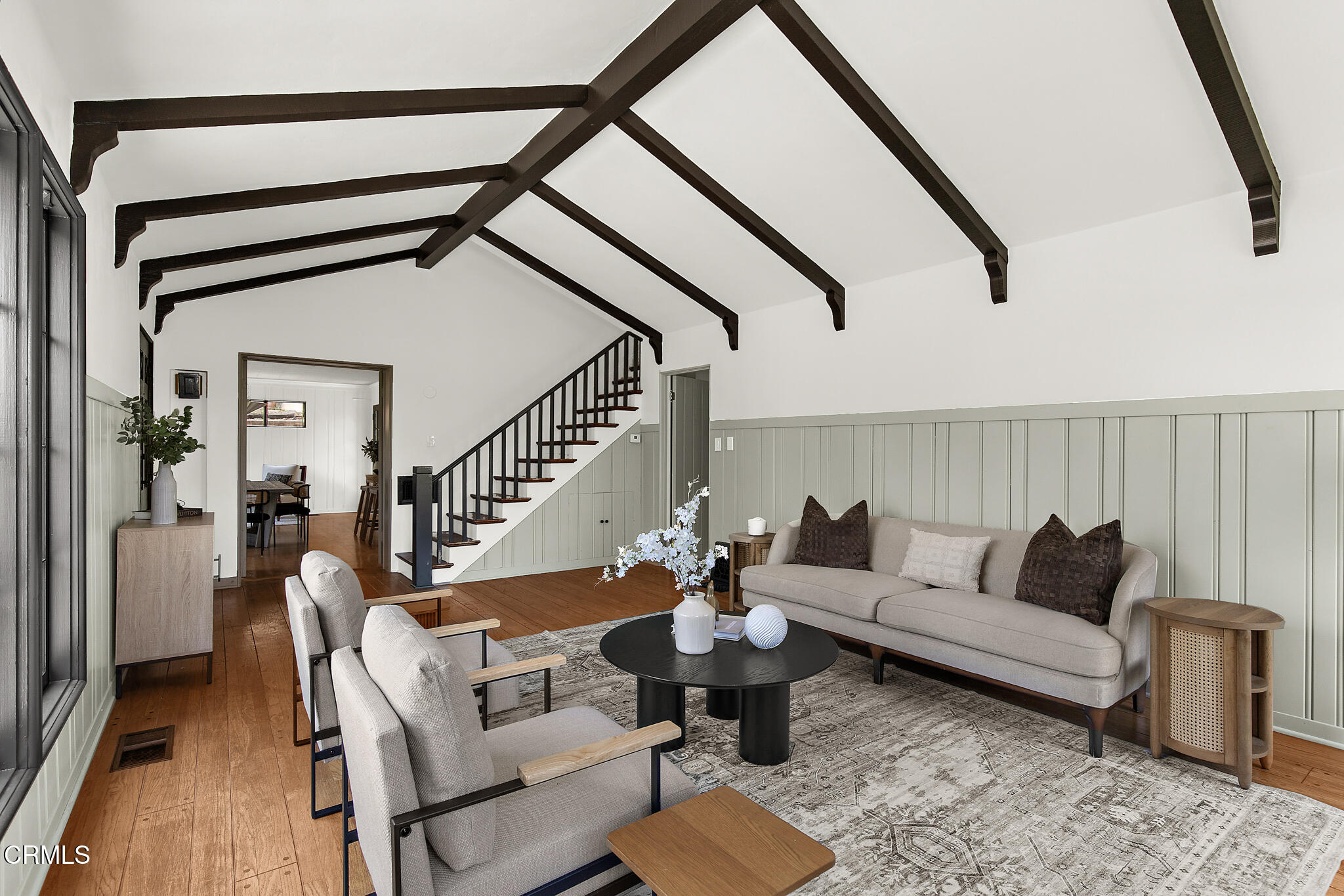 1858 Laurel Bay Drive Pasadena, CA 91105 - Photo 5 of 47 a living room with furniture and a wooden floor