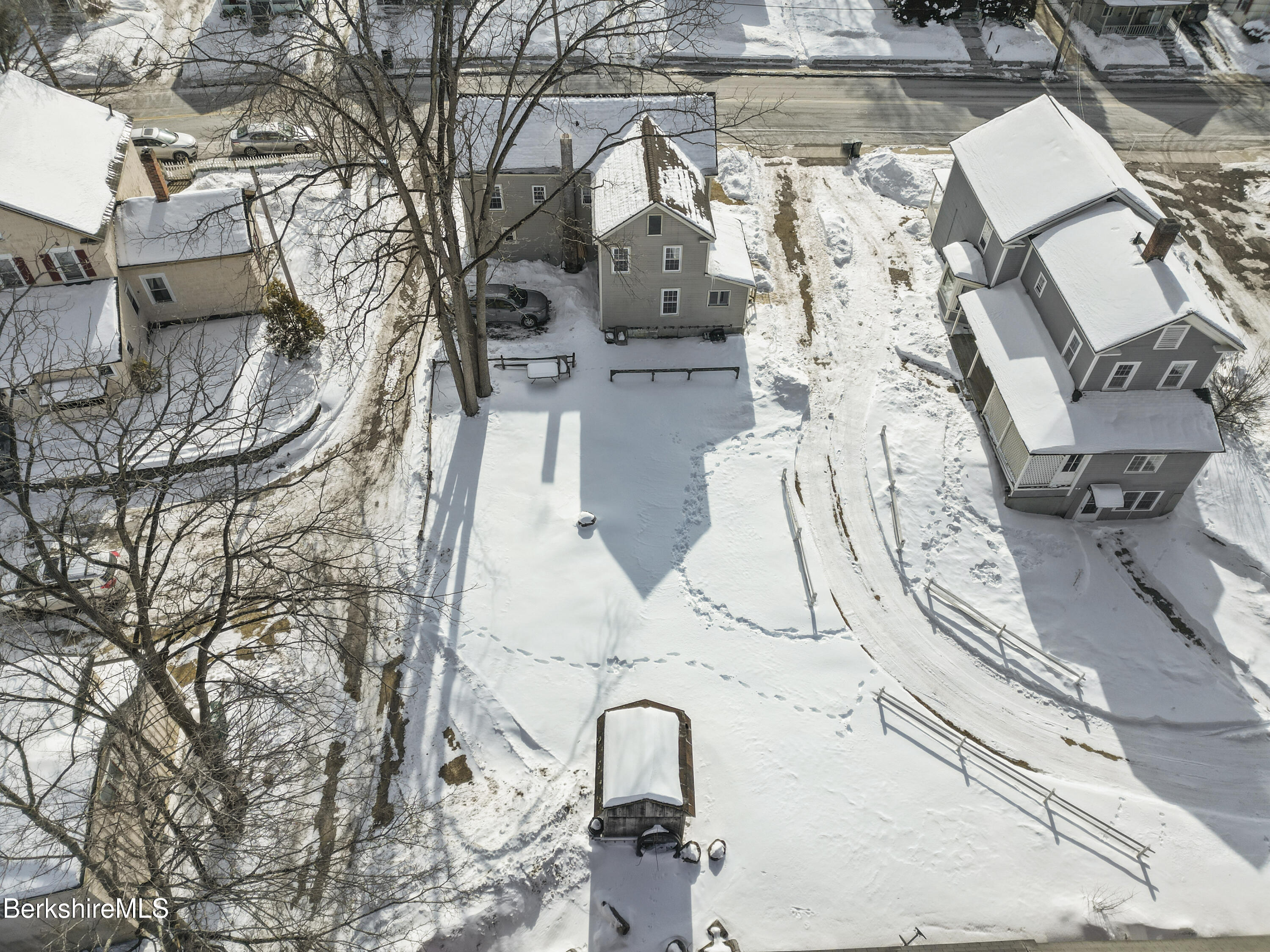 131 Center Street Lee, MA 01238 - Photo 11 of 58 Aerial View - backyard