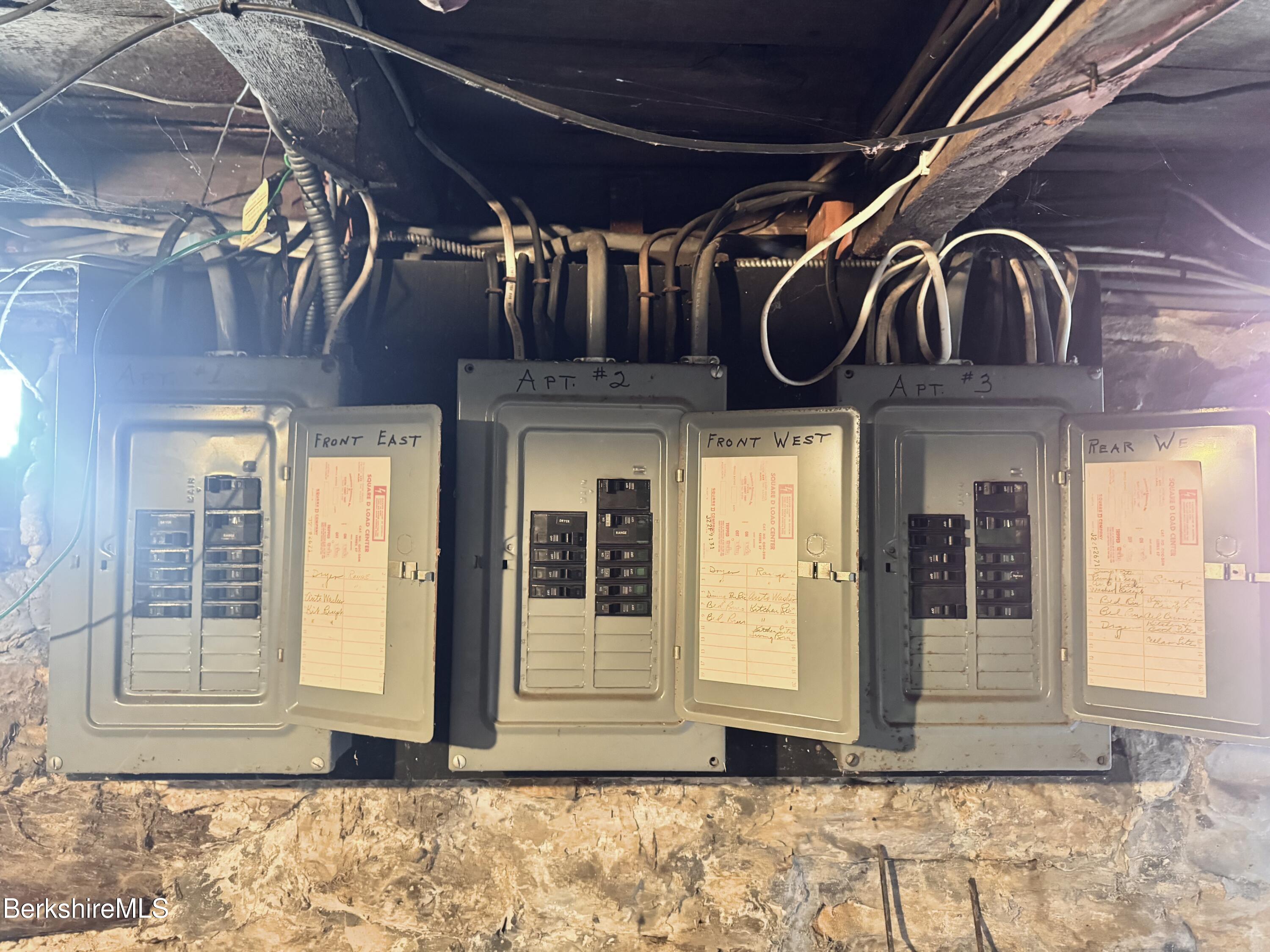 131 Center Street Lee, MA 01238 - Photo 50 of 58 3 electrical panels