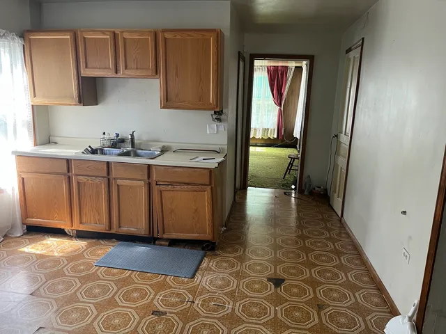 a room with gym equipment